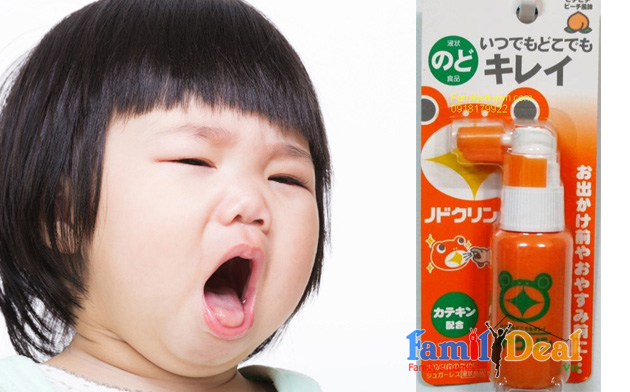Thuốc xịt họng trị ho của Nhật Bản